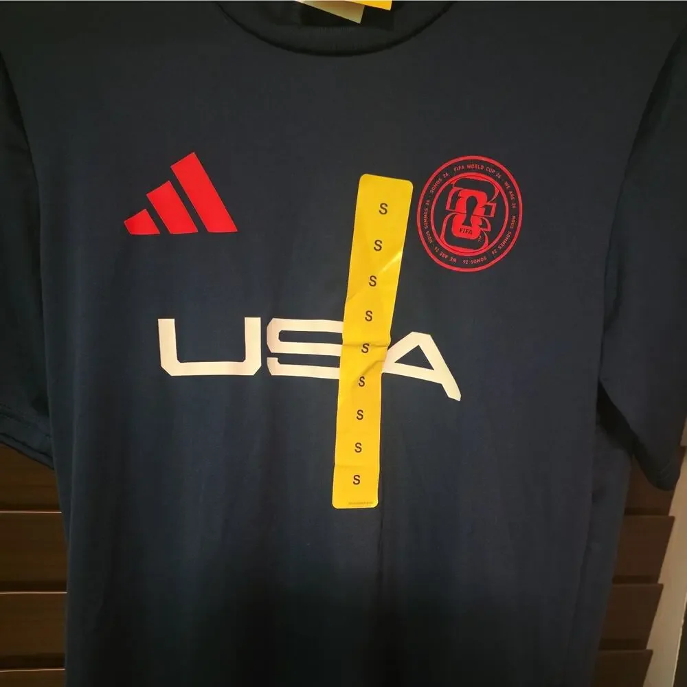 NEW WITH TAGS: Men's U.S.A. Adidas FIFA Soccer Jersey - Size S